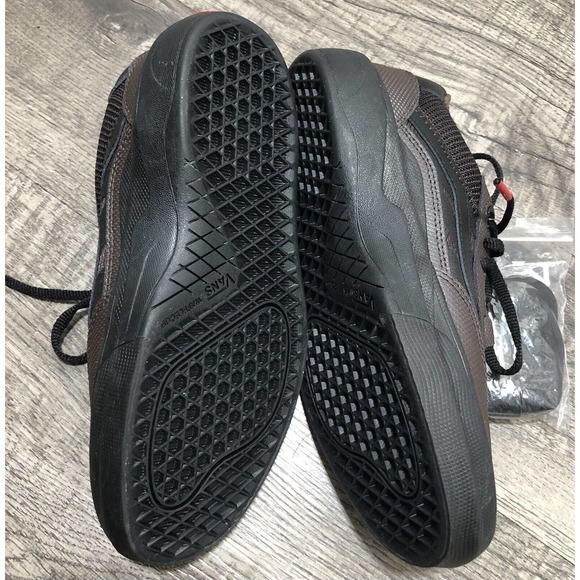 Vans Men's Wayvee Justin Henry Sz 6 Skate shoes Coffeebean Black Popcush New - Picture 8 of 10